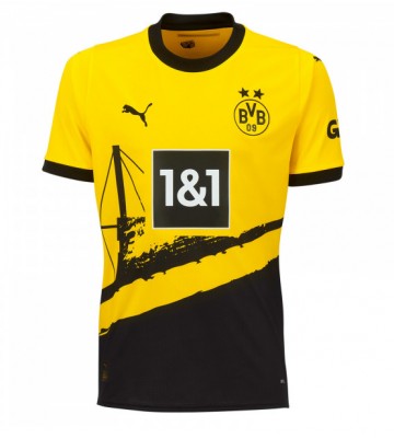 Lacne Ženy Futbalové dres Borussia Dortmund 2023-24 Krátky Rukáv - Domáci